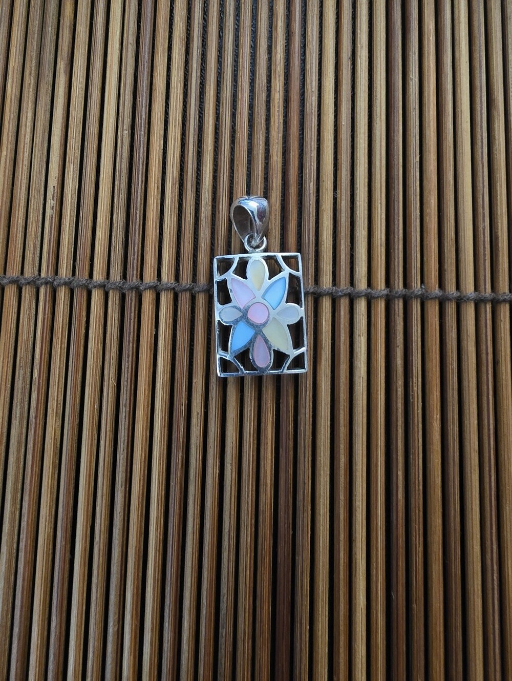 925 Silver Shell Pendant (Vintage)